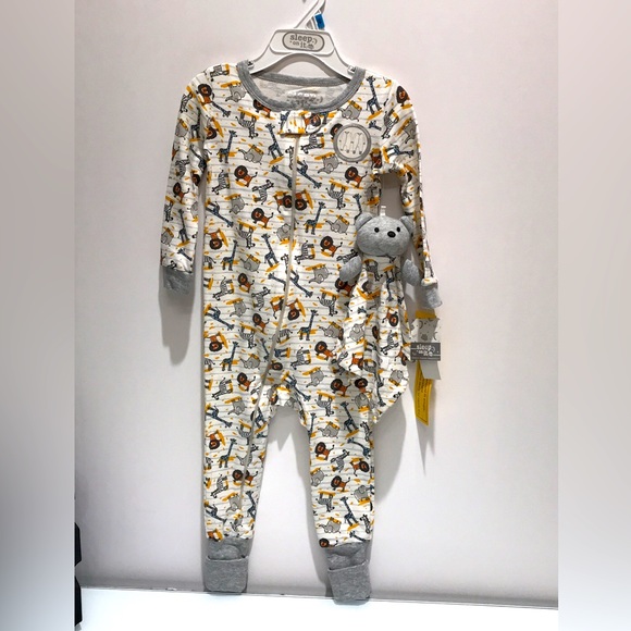 Sleep On It Pajamas 24 Month Sleeper With Matching Bear Poshmark